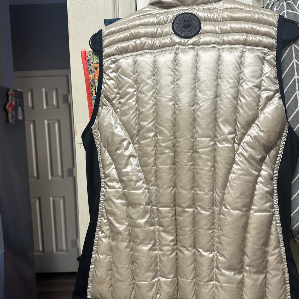 Calvin Klein Silver Puffer Vest